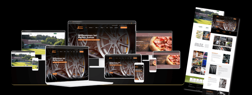Unternehmens-Webseiten, SEO, Onepage, Leistungen von Webgiraffe